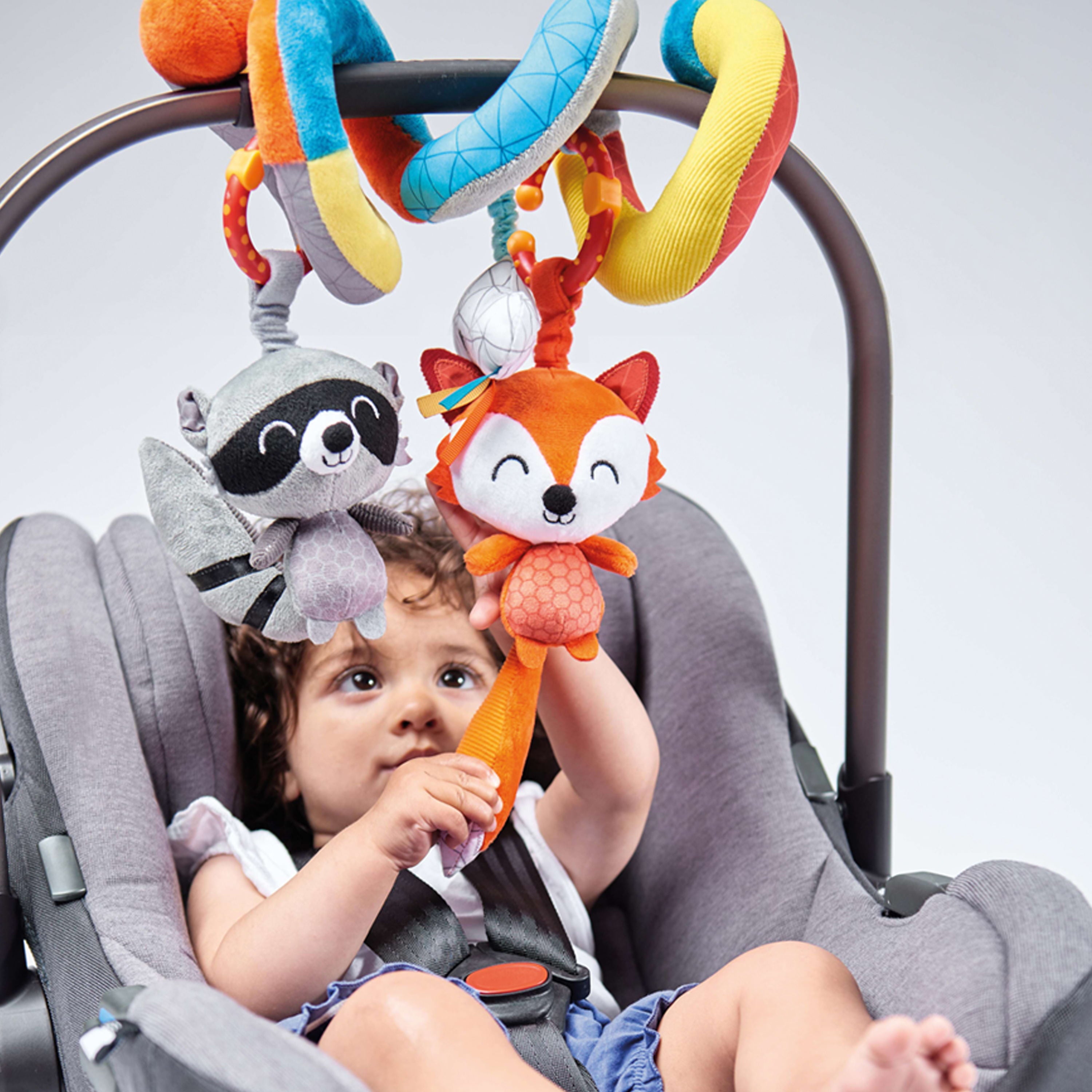 Diono Baby Activity Spiral with Interactive Hanging Toys for Car Seat， Stroller or Crib