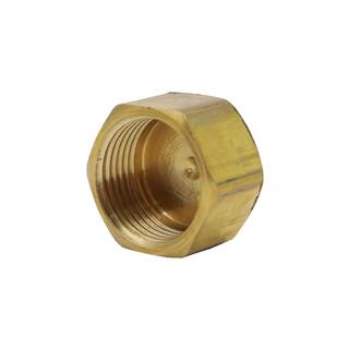 Everbilt 38 in. Comp Compression Brass Cap 801039