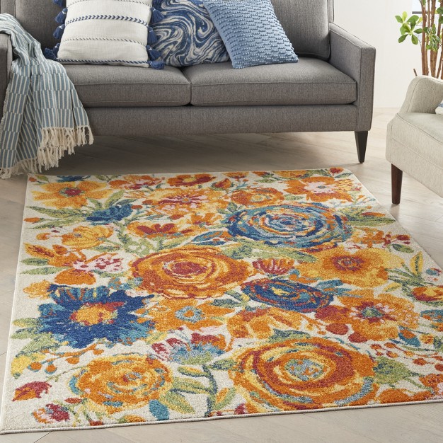 Nourison Allur Boho Abstract Floral Indoor Area Rug