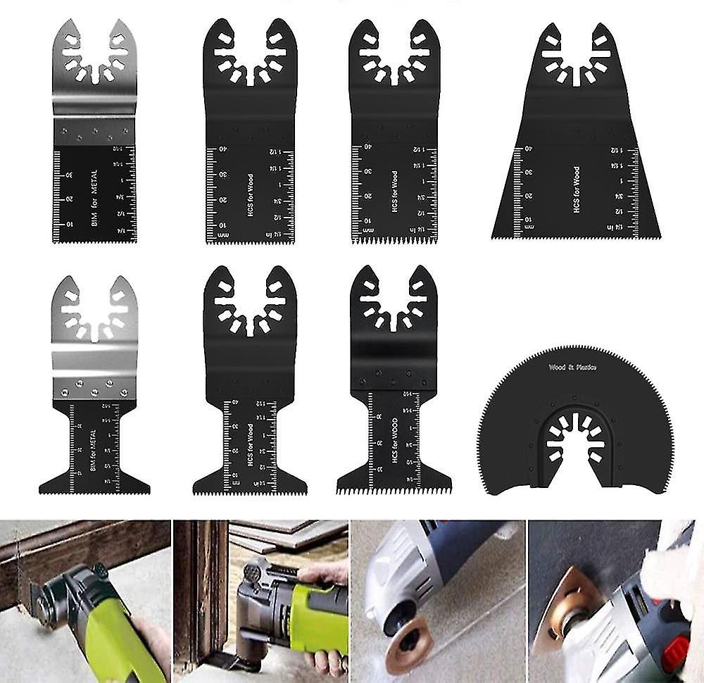 40Pcs Oscillating Saw Blades Wood Metal Plastic Universal Mix Oscillating Multi Tool Blades