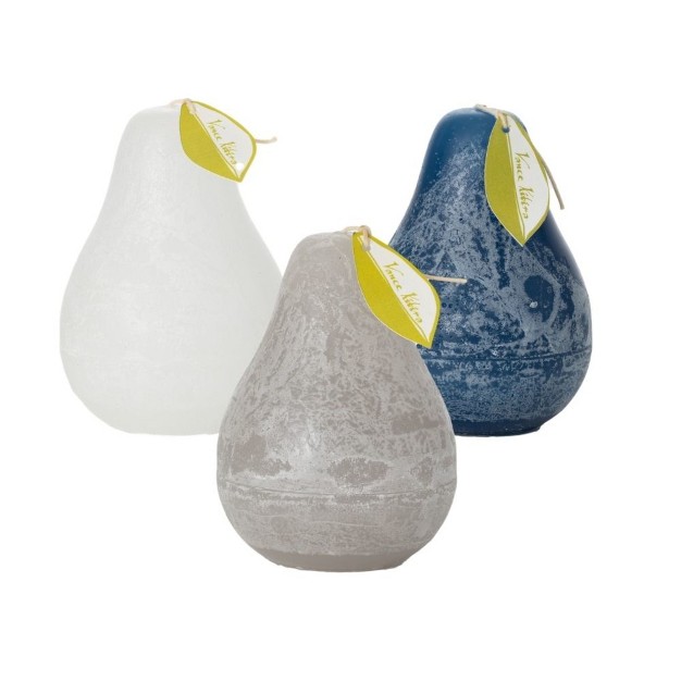 Silver Lining Pear Candles Kit Set Of 3