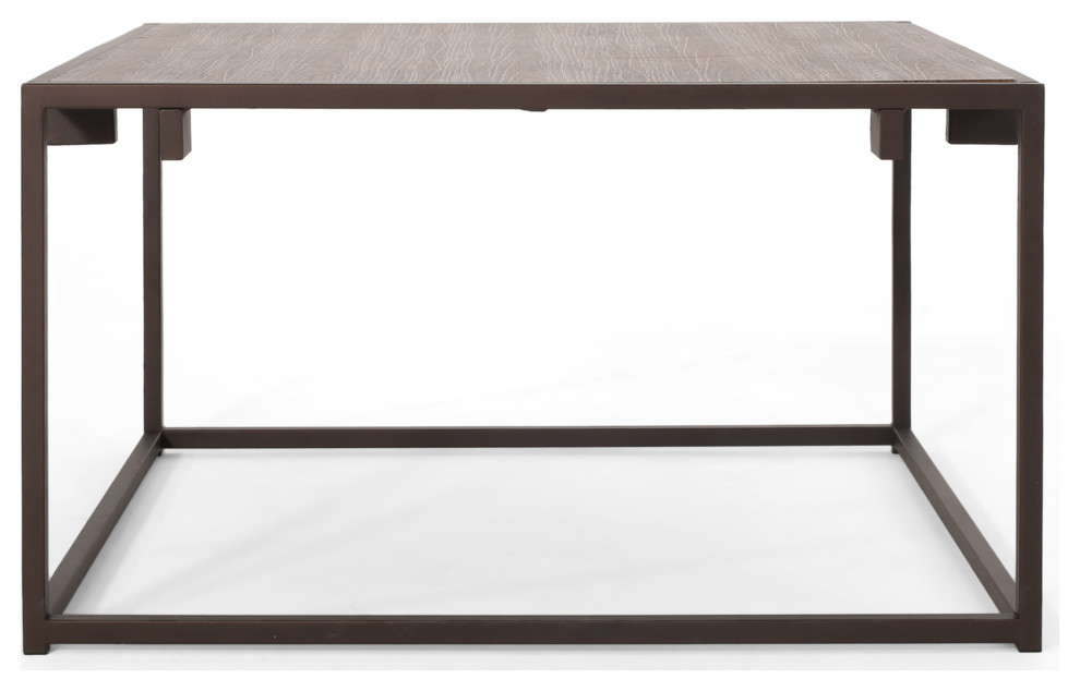 Fortson Modern Industrial Coffee Table   Industrial   Coffee Tables   by GDFStudio  Houzz