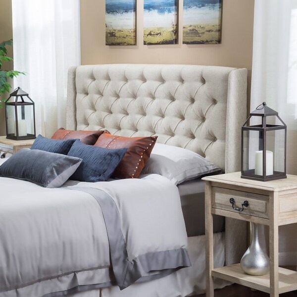 Perryman Full/Queen Wingback Headboard by Christopher Knight Home - - 8611667