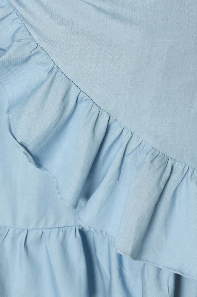 Old Money Skirt Light Blue