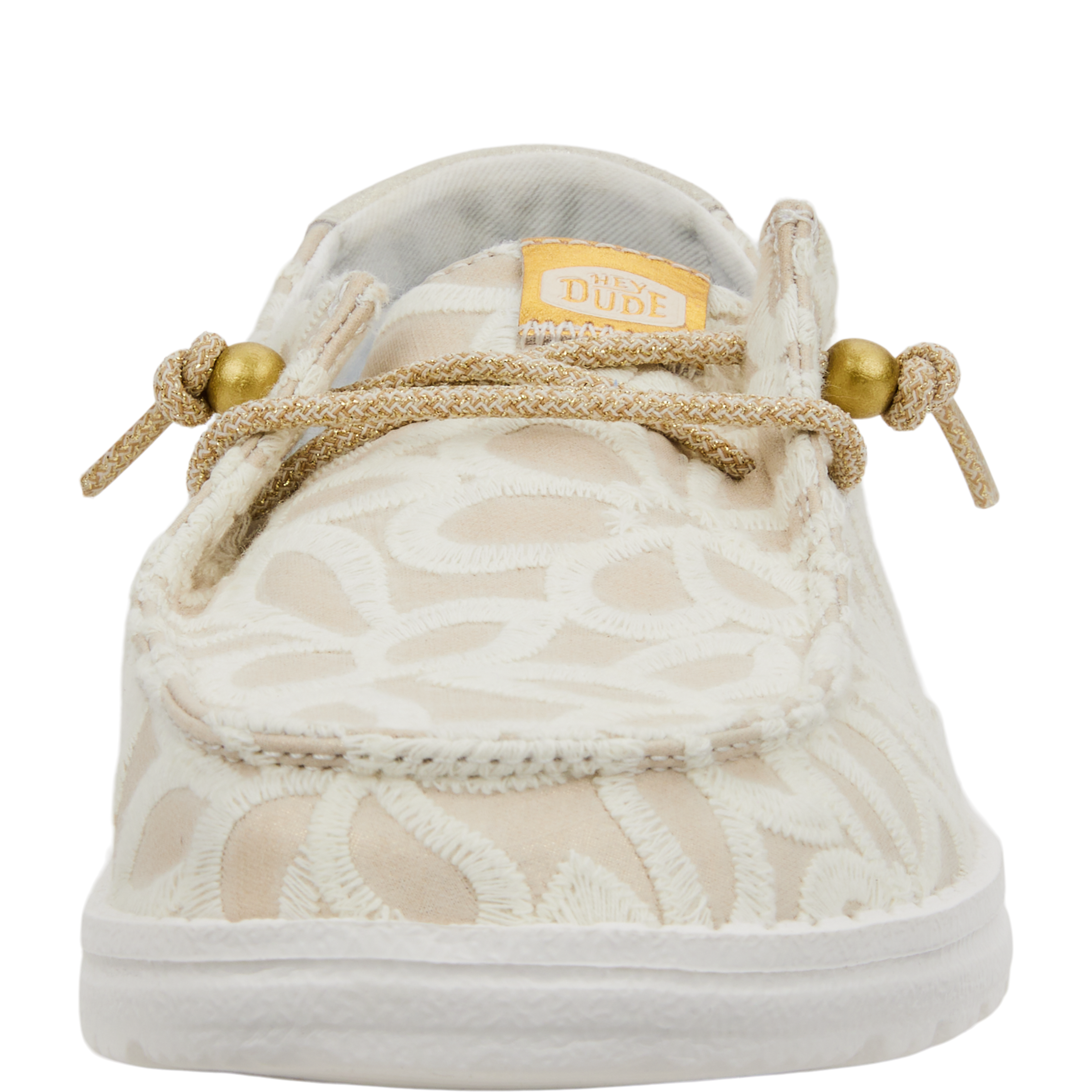 Wendy Metallic Lace - Cream