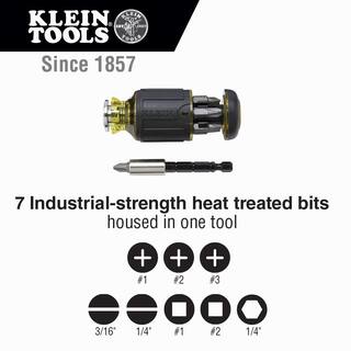 Klein Tools Adjustable Length Multi-Bit Screwdriver Set (2-Piece) 85516