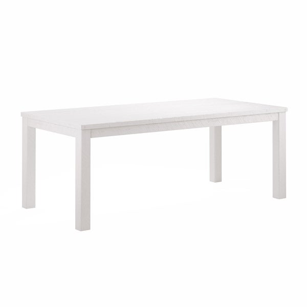 White Rectangular Dining Table 63