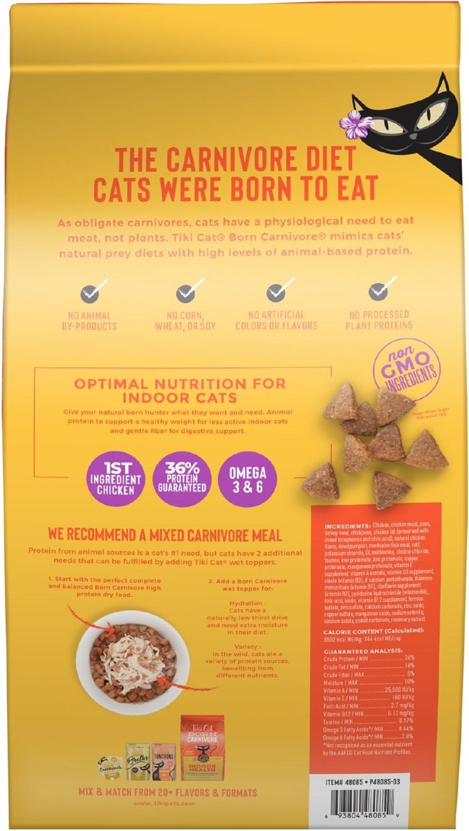 Tiki Cat Essentials Grain-Free Chicken and Turkey Meal Recipe Dry Cat Food