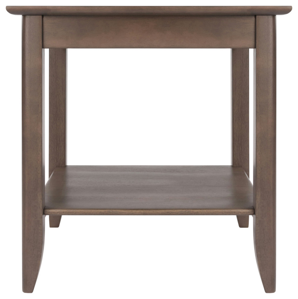 Santino Accent Table  Oyster Gray   Transitional   Side Tables And End Tables   by Kolibri Decor  Houzz