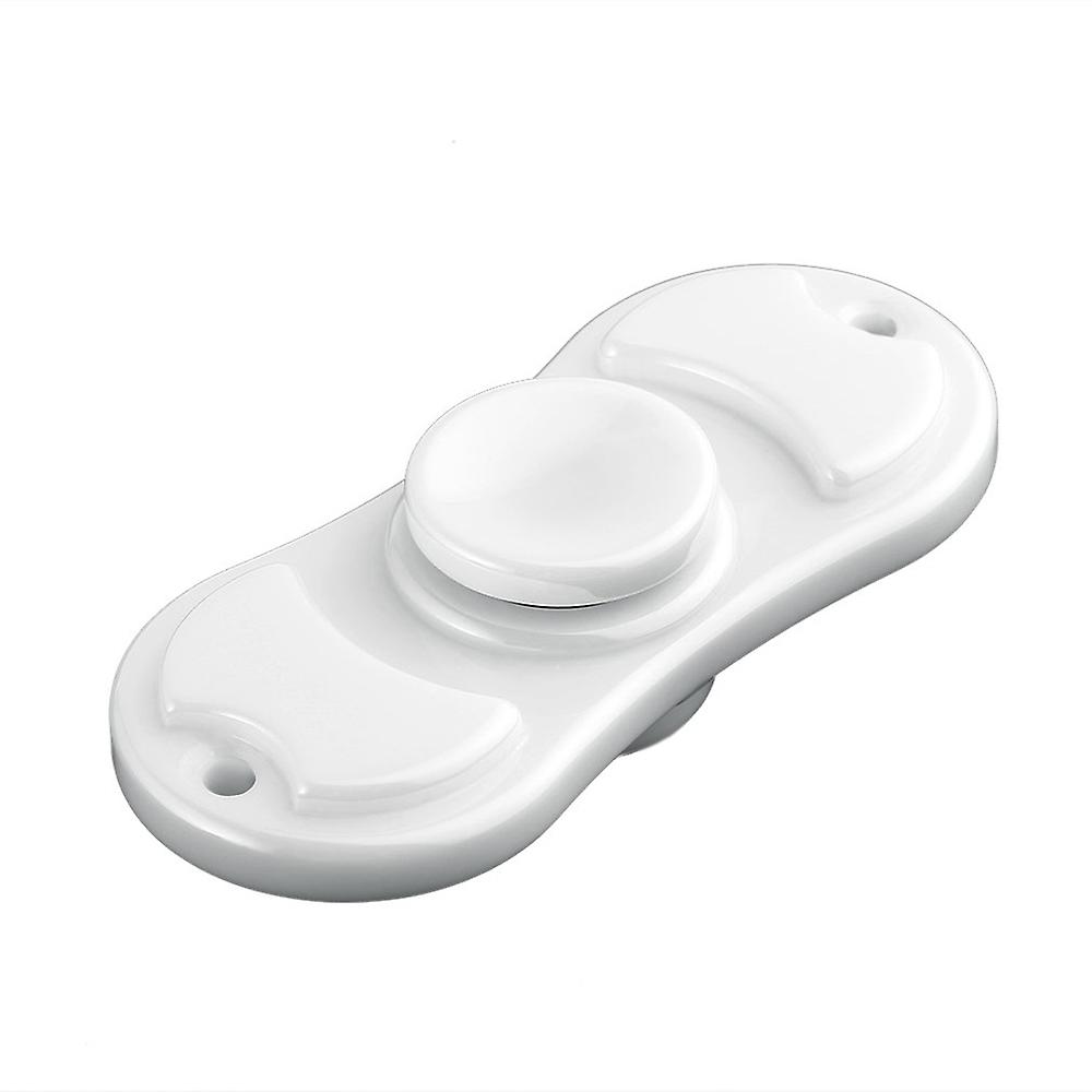 Ceramic White Mini Hand Finger Desk Toy For Focus Widget Fidget Stress Anxiety Relieve Portable Spinner High Quality Add Adhd Edc Children Adult Green