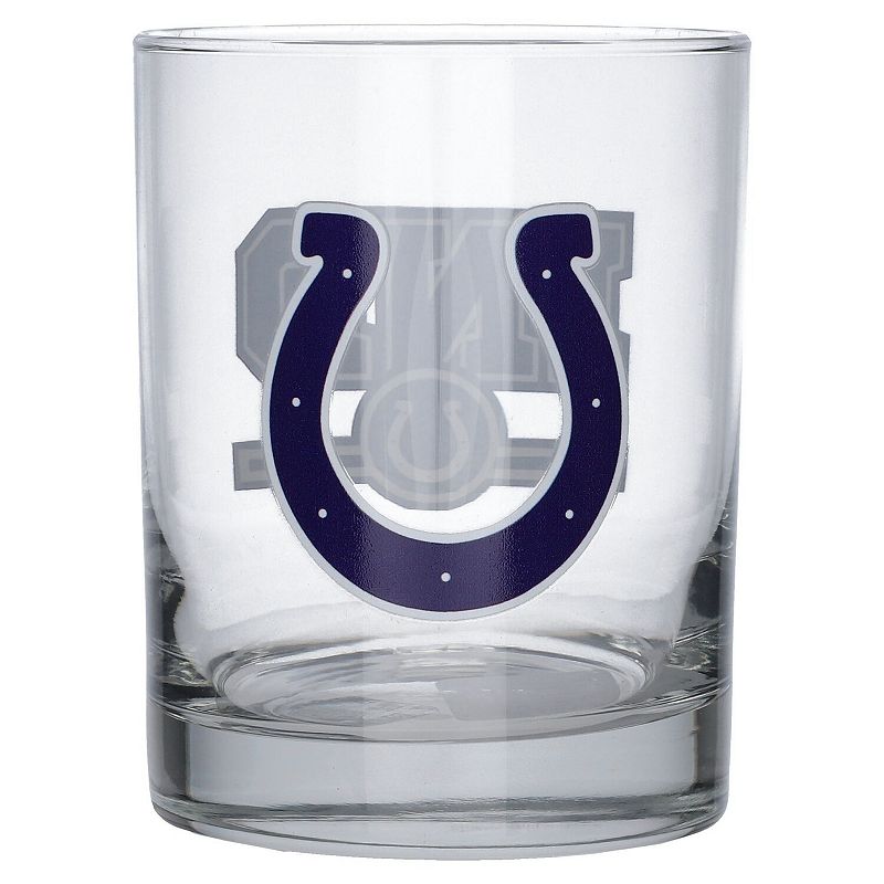 Indianapolis Colts Letterman 14oz. Rocks Glass