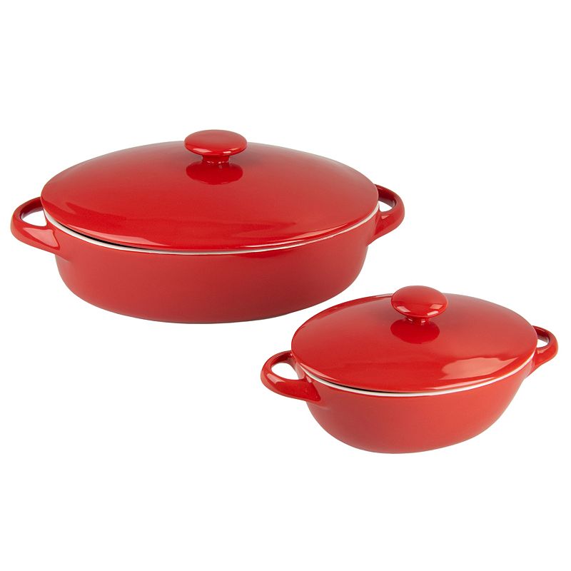 10 Strawberry Street Sienna Covered Casserole Bakeware Set