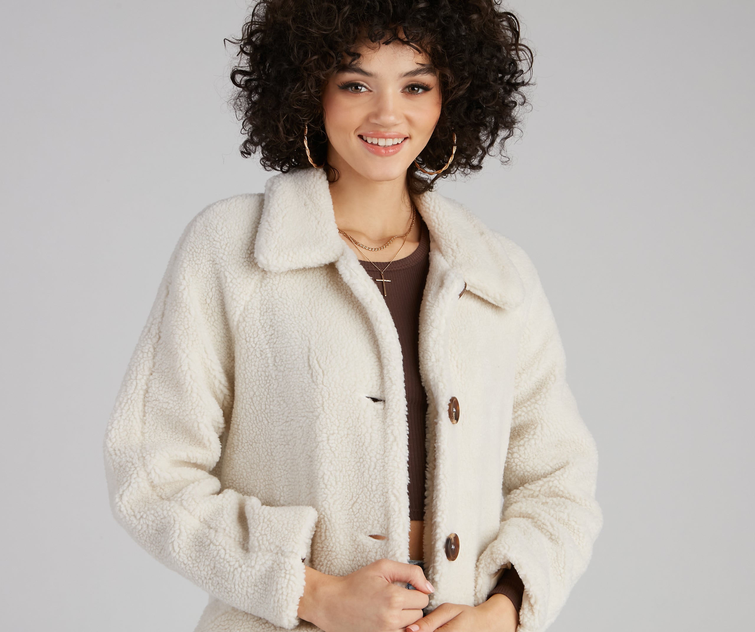 Cozy Season Long Sherpa Coat