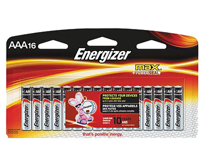 Energizer Max Alkaline Batteries AAA 16 Pack