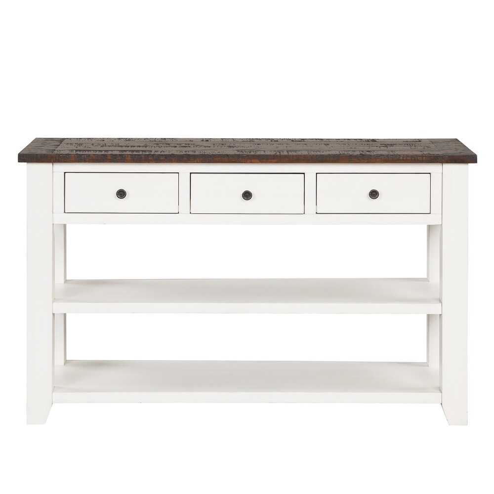 Console Table with 3 Drawers