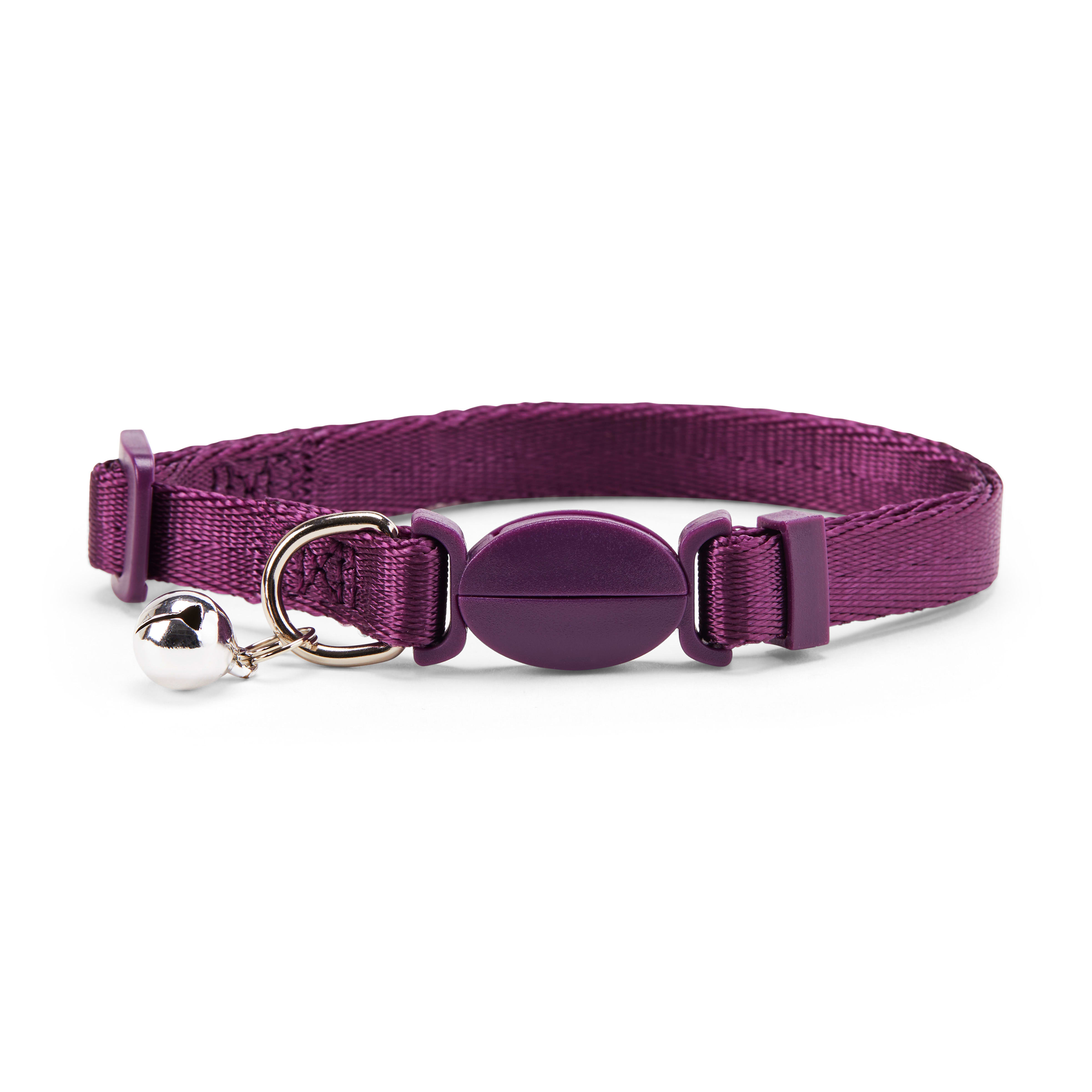 YOULY The Classic Purple Breakaway Large Cat Collar