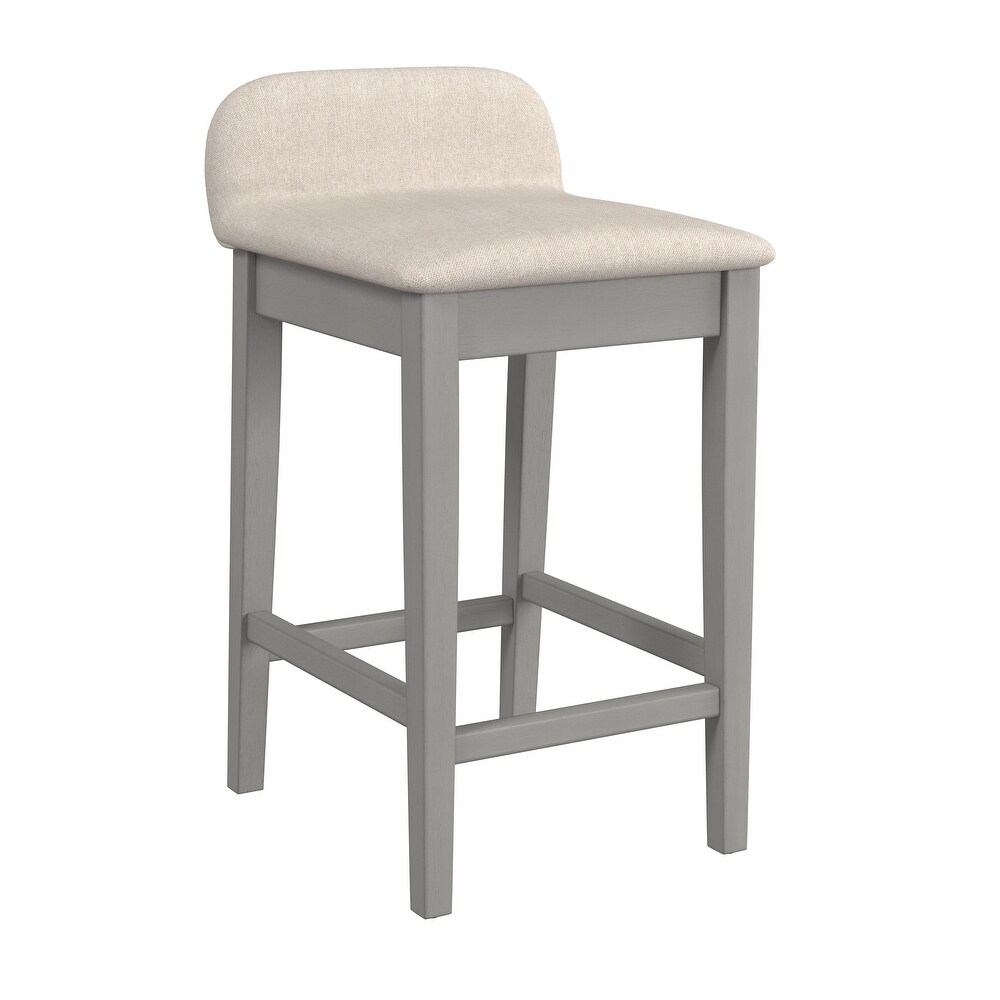 Hillsdale Furniture Maydena Distressed Gray Wood Bar Stool