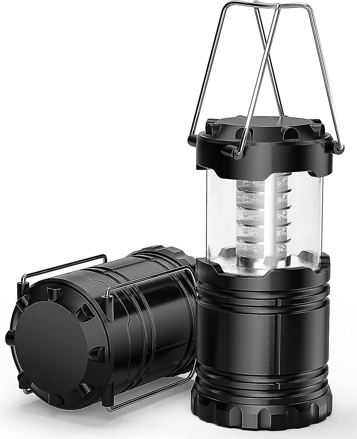 Led Camping Lantern， Collapsible Portable Led Lanterns， Battery Powered Emergency Light， Lightweight Waterproof， For Camping， Hiking， Garden， Outages