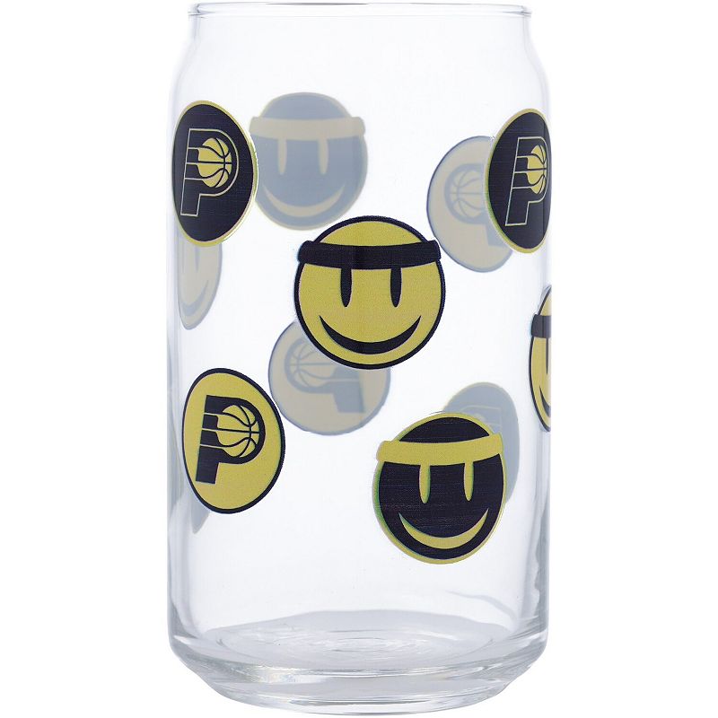 Indiana Pacers 16oz. Smiley Can Glass