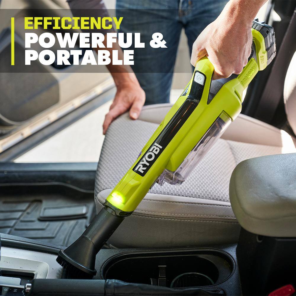 RYOBI ONE+ 18V Cordless Hand Vacuum with Powered Brush (Tool Only) PCL700B