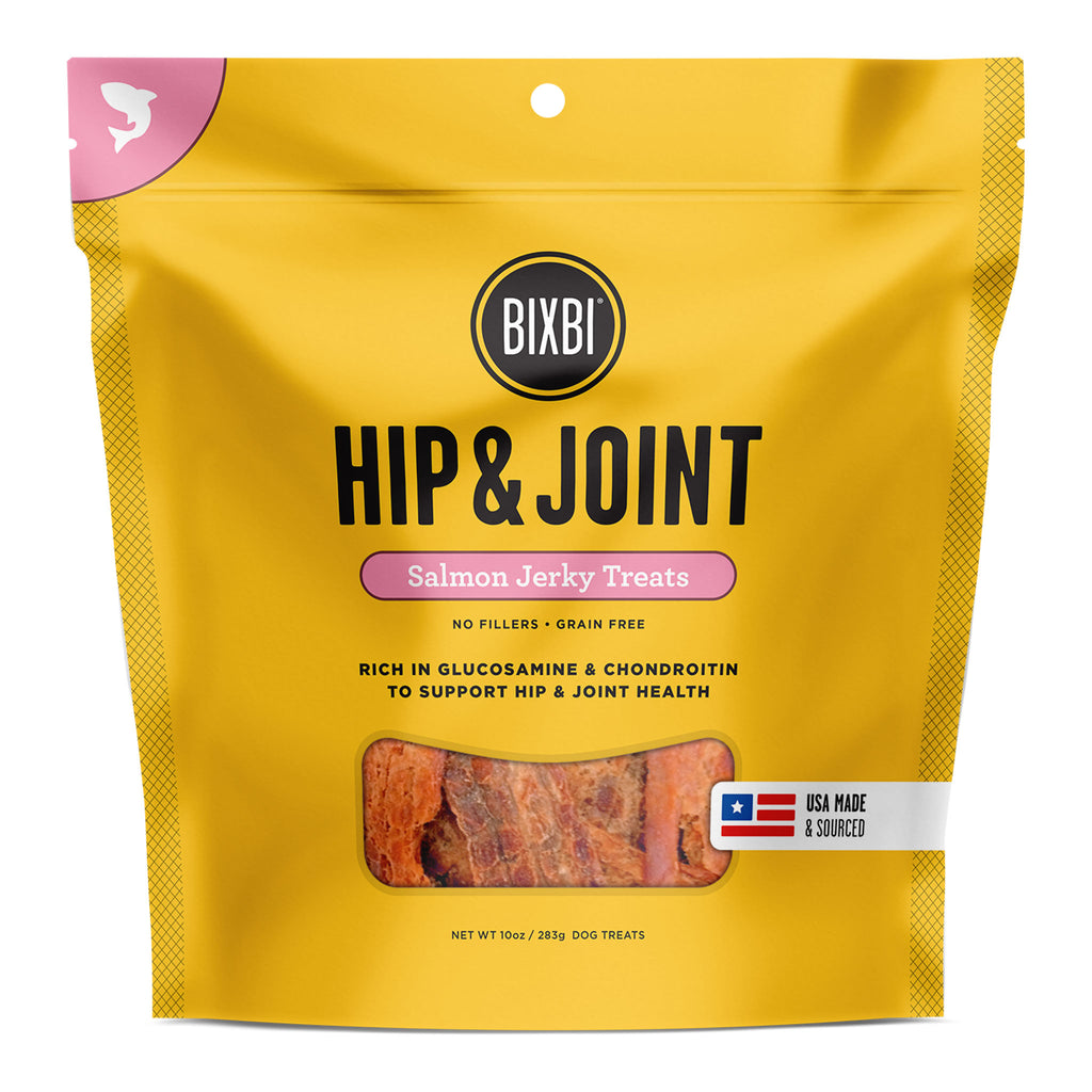 Bixbi Hip and Joint Jerky Salmon Dog Treats