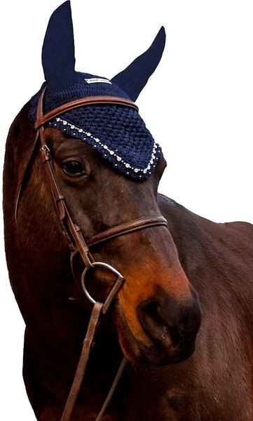 Equine Couture Horse Fly Bonnet With Crystals