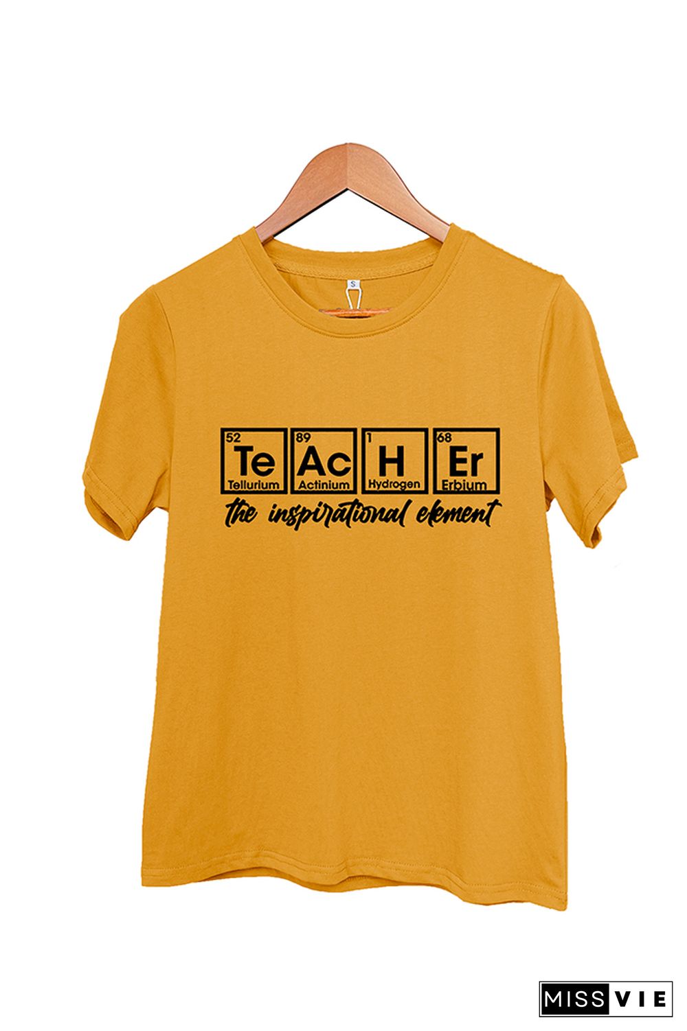 Periodic Teacher Short Sleeve Graphic Tee Wholesale