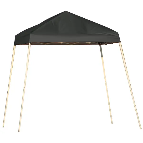 ShelterLogic 8'x8' Black Sport Series Pop Up Slant Leg Canopy