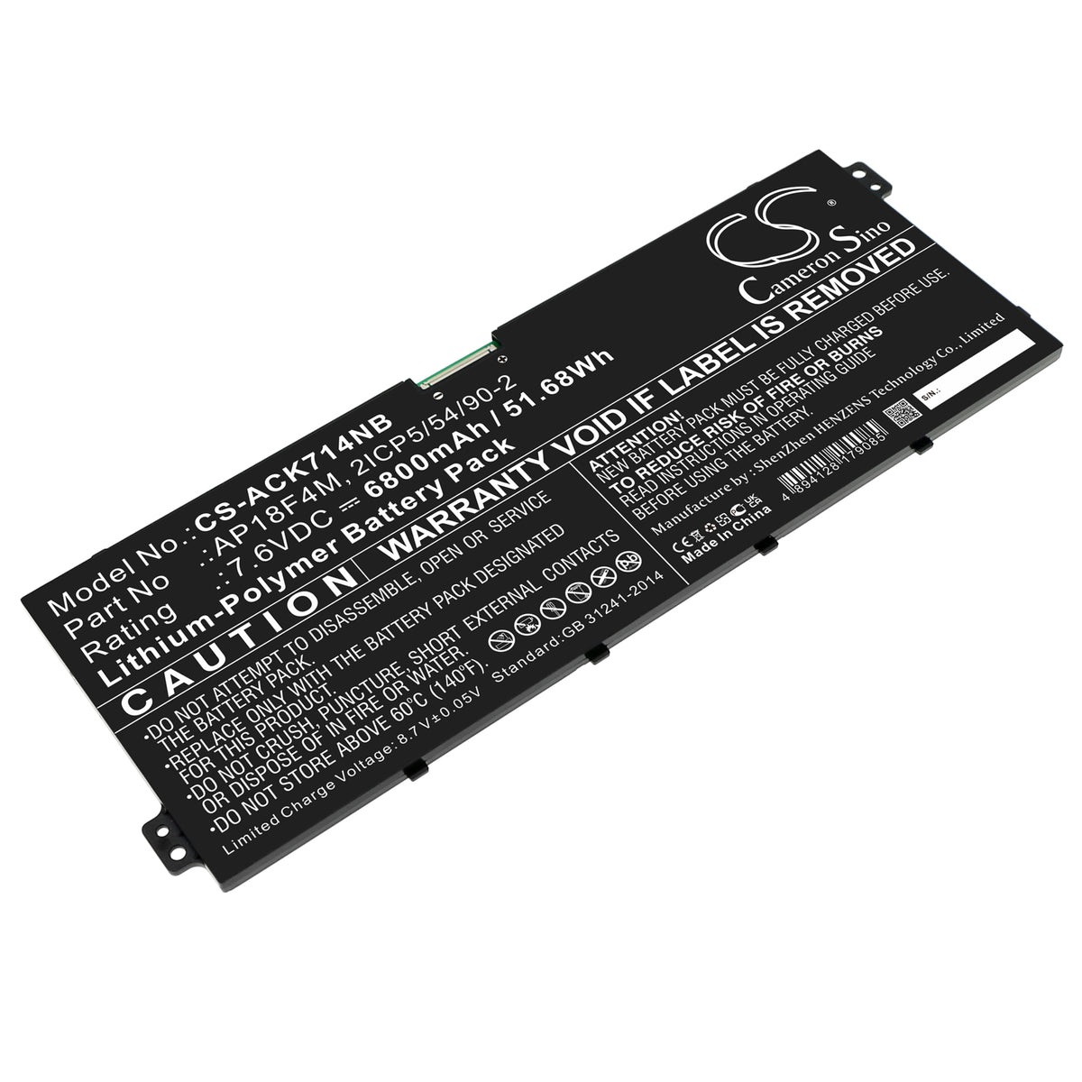 Acer CChromebook 715 CB7151W57CC Chromebook 714 CB7141W3313 Chromebook 714 CB7141W552W Chromebook 714 CB Laptop and Notebook Replacement Battery BatteryClerkcom Laptop and Notebook