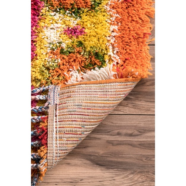 Nuloom Shania Medallion Shaggy Area Rug