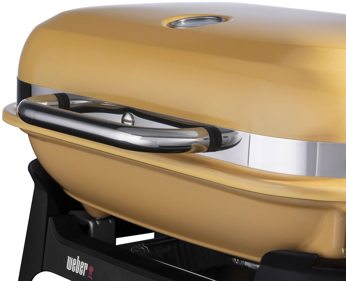 Weber Golden Yellow Lumin Compact Electric Grill