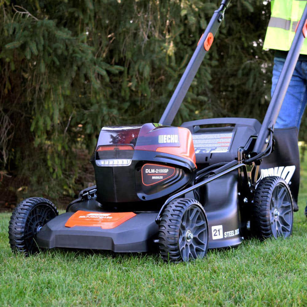 ECHO eFORCE 56Volt 21 in Cordless Battery Walk Behind SelfPropelled Lawn Mower