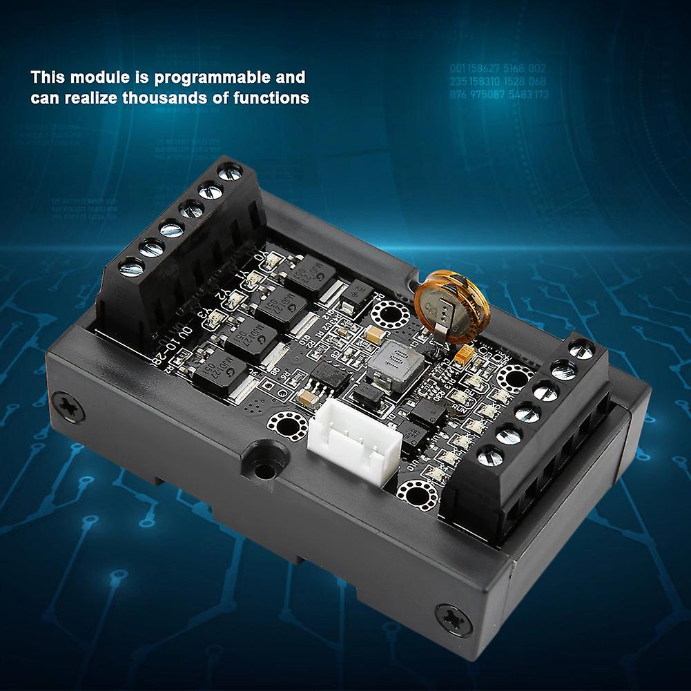 Fx1n-10mt Plc Industrial Control Board With Programmable Relay Delay Module And Protective Shell For Industrial Automation