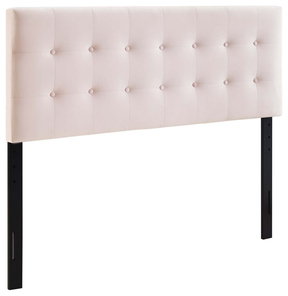 Emily Queen Biscuit Tufted Performance Velvet Headboard   Transitional   Headboards   by Modway  Houzz