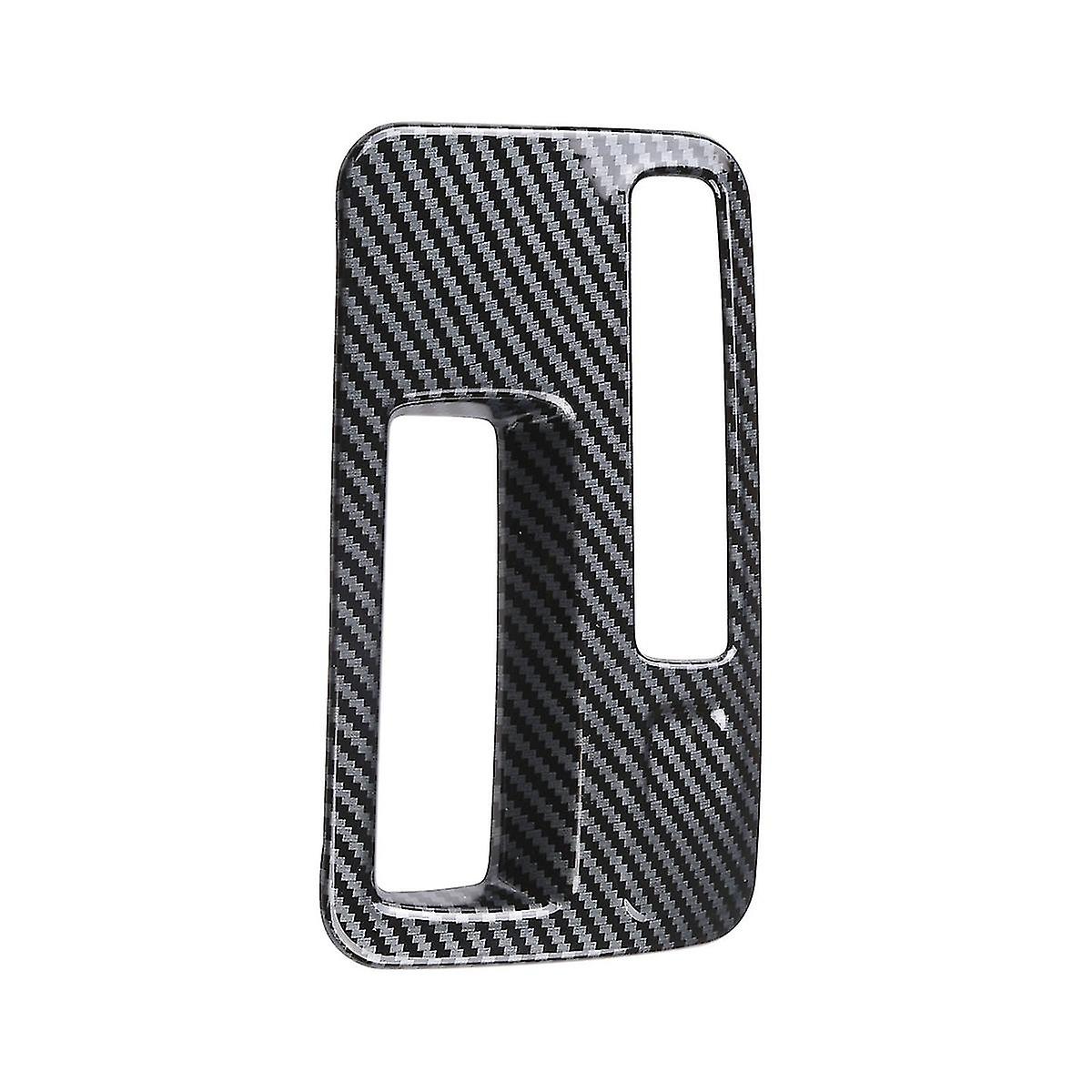 Car Interior Carbon Fiber Headlight Adjustment Switch Decoration Cover Trim For Palisade 2023