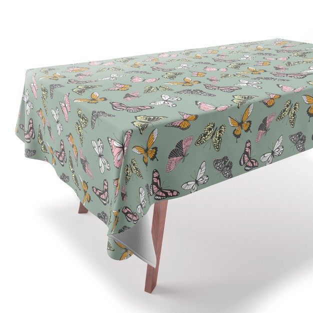 Emanuela Carratoni Wild Butterflies Tablecloth Deny Designs