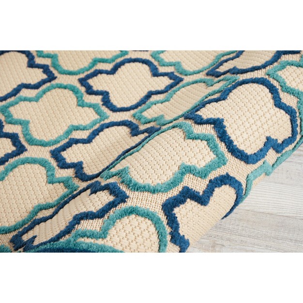 Nourison Aloha Moroccan Trellis Outdoor Area Rug