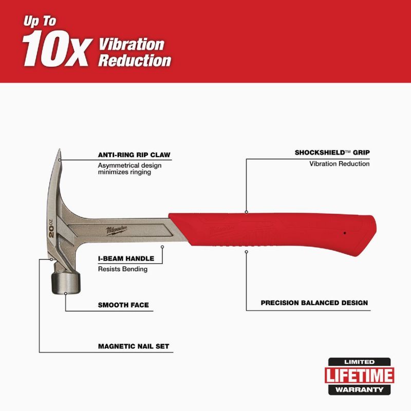 MW Steel Handle Rip Claw Hammer