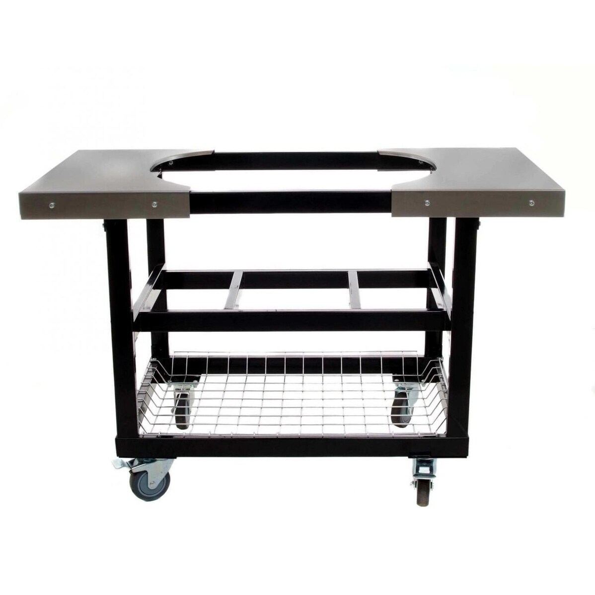 Primo Steel Cart With Stainless Steel Side Tables For Oval XL / Oval Large