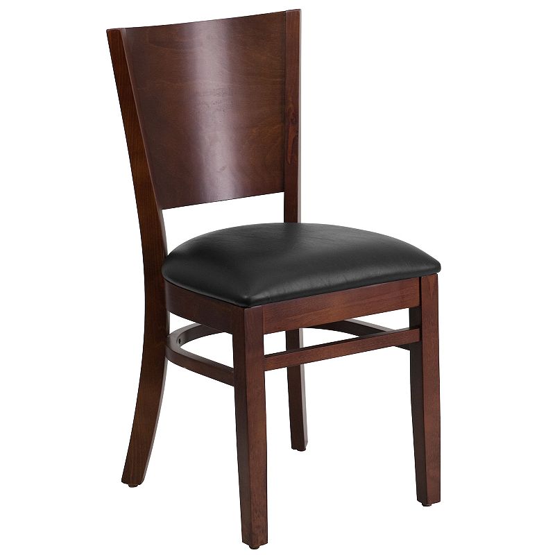 Flash Furniture Lacey Series Solid Back Wood Restaurant Chair