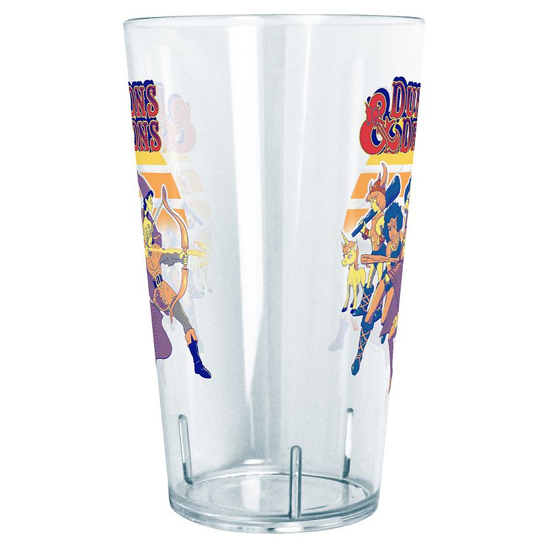 Dungeons and Dragons Retro Cartoons 24-oz. Tritan Plastic Tumbler