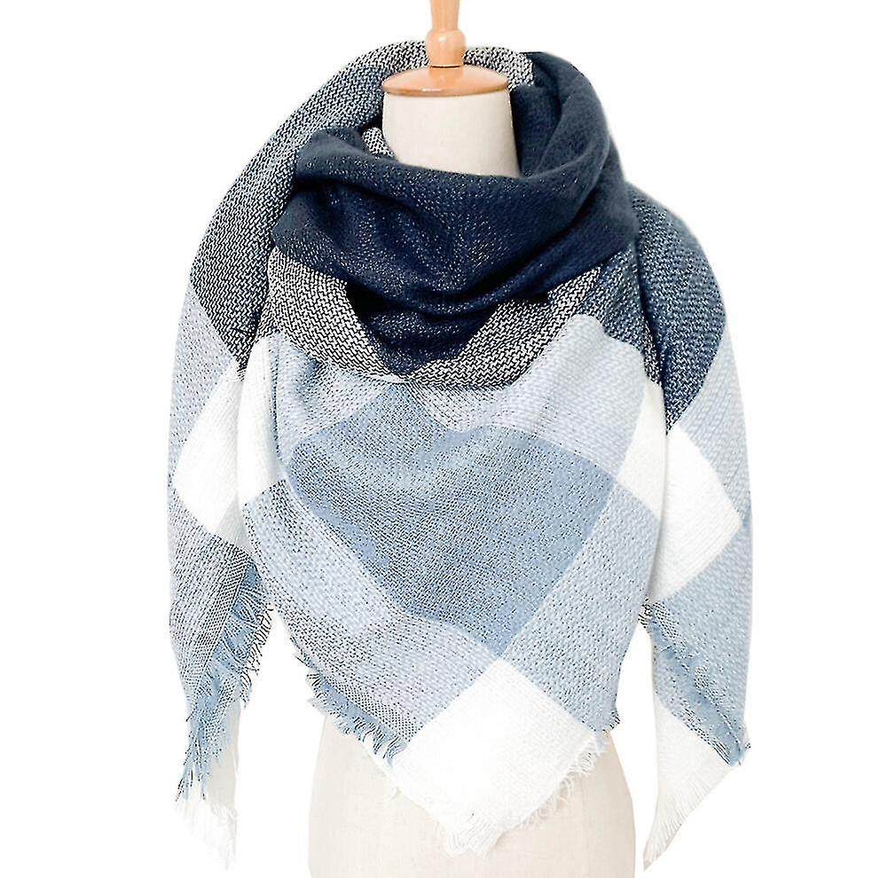 Winter Large Women's Scarf Plaid