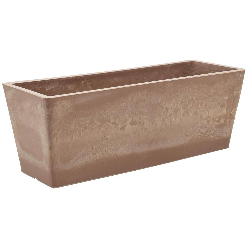 Arcadia Garden Products 17.5 in. x 6.3 in. Taupe Composite PSW Window Box U45TP