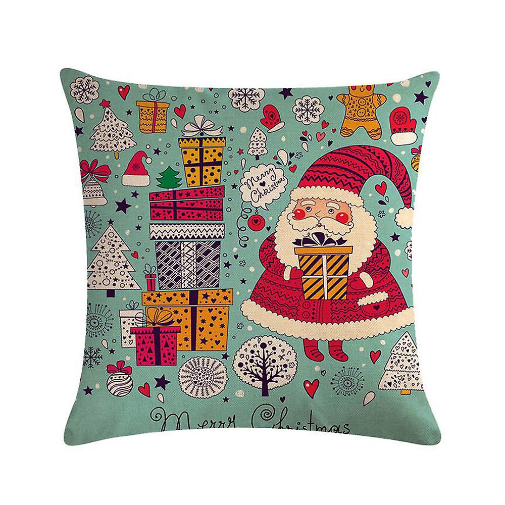 1pc Christmas Decorations For Xmas Pillowcase Santa Claus Pillow Cover Cushion Home Decor  8