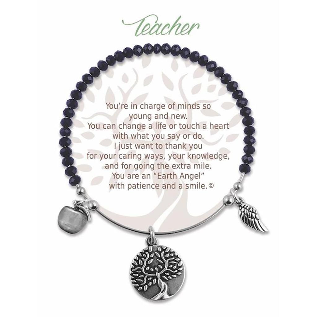 Earth Angel  Grandma Radiant Black Stone Bracelet