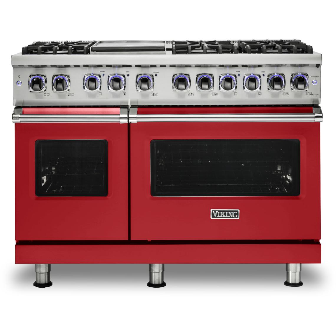 Viking 48-inch Freestanding Gas Range with Elevation Burners VGR7482-6GSMLP