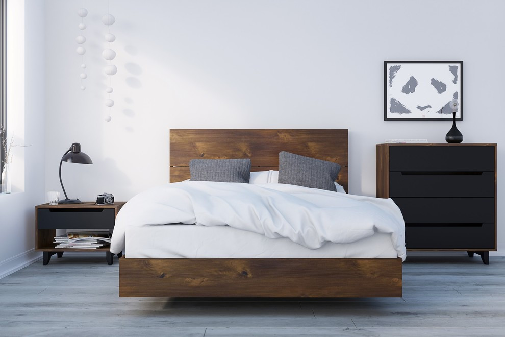 Nexera Headboard  Truffle   Rustic   Headboards   by VirVentures  Houzz