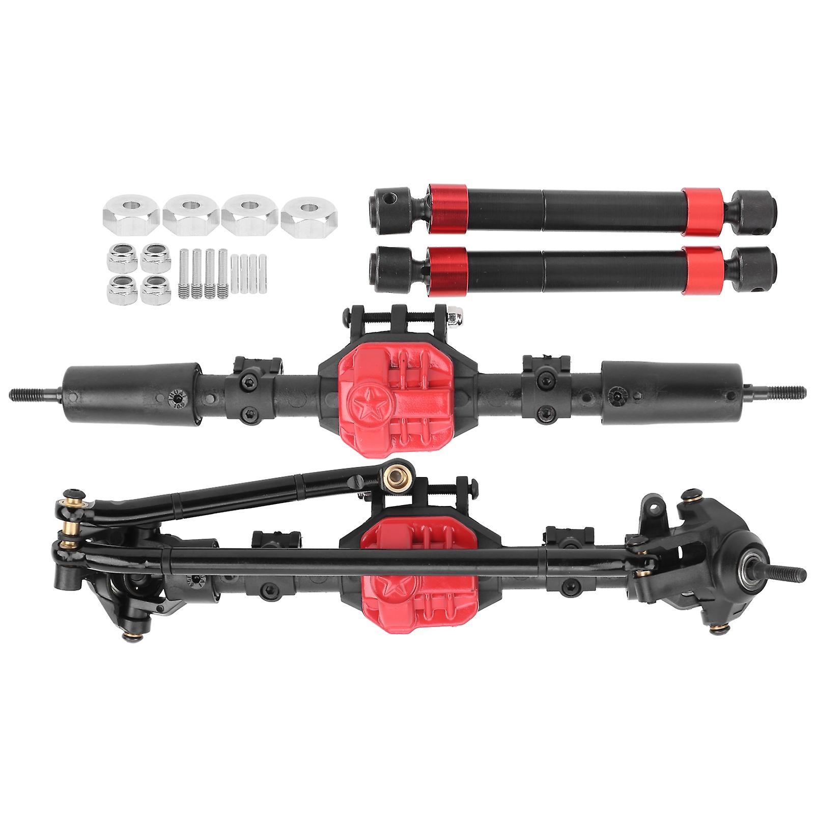 Gear Front And Rear Axle With 2 Transimission Shaft For Scx10 I/scx10 Ii 1/10 Rc Car