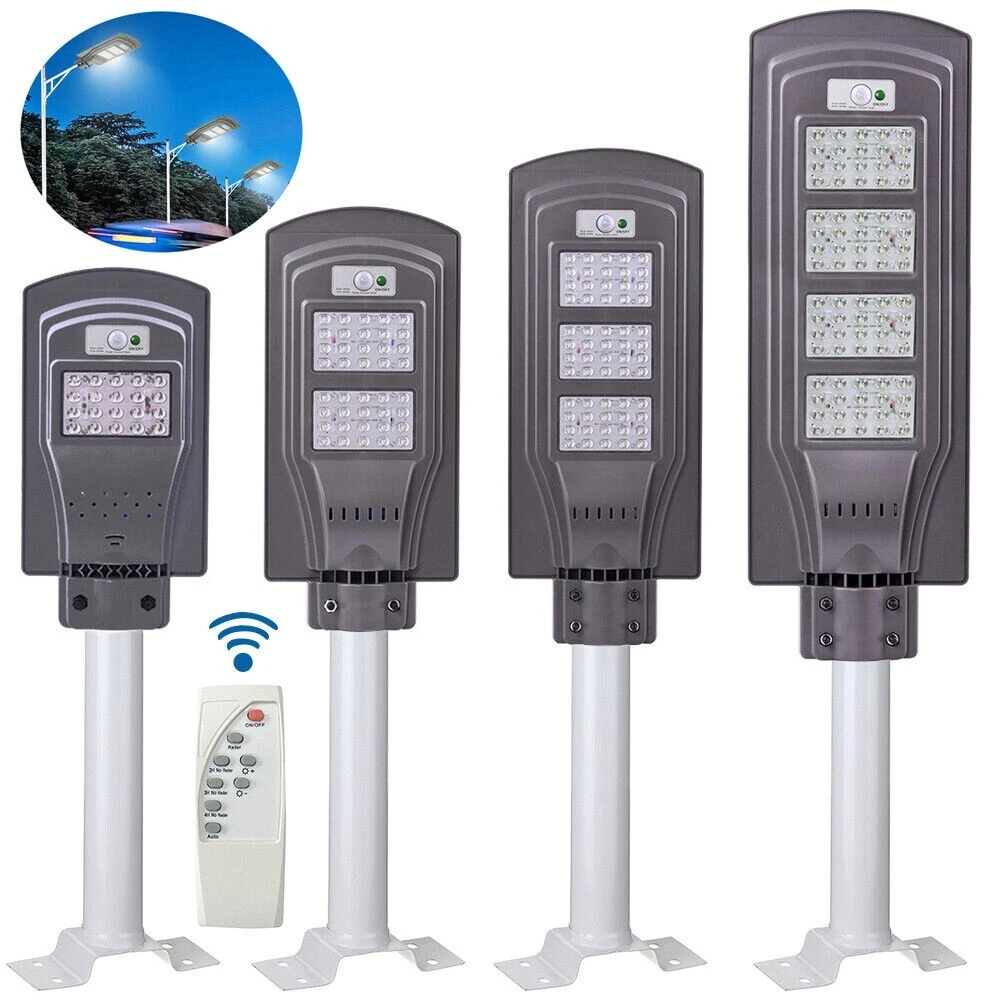 LED Solar Street Light Outdoor Flood Light Dusk to Dawn Security Light