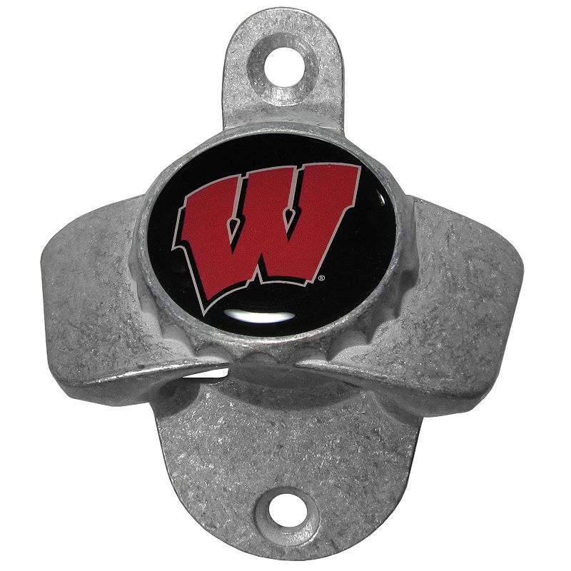 Wisconsin Badgers Wall-Mounted Bottle Opener